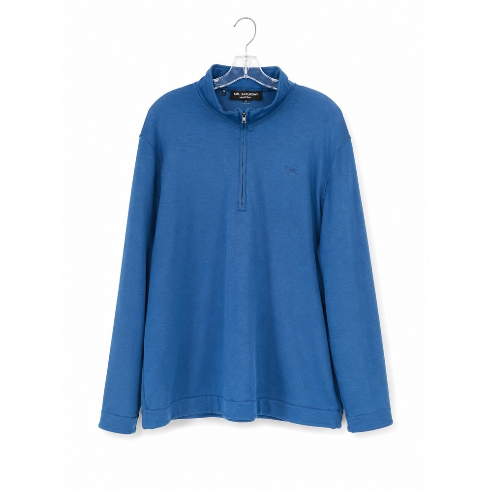 Under Armour Golf ColdGear 1/4 Zip Pullover Men's 2XL Blue Long Sleeve Loose Fit